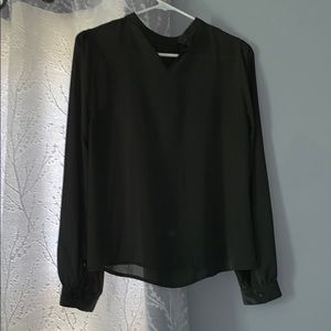 Dark olive blouse